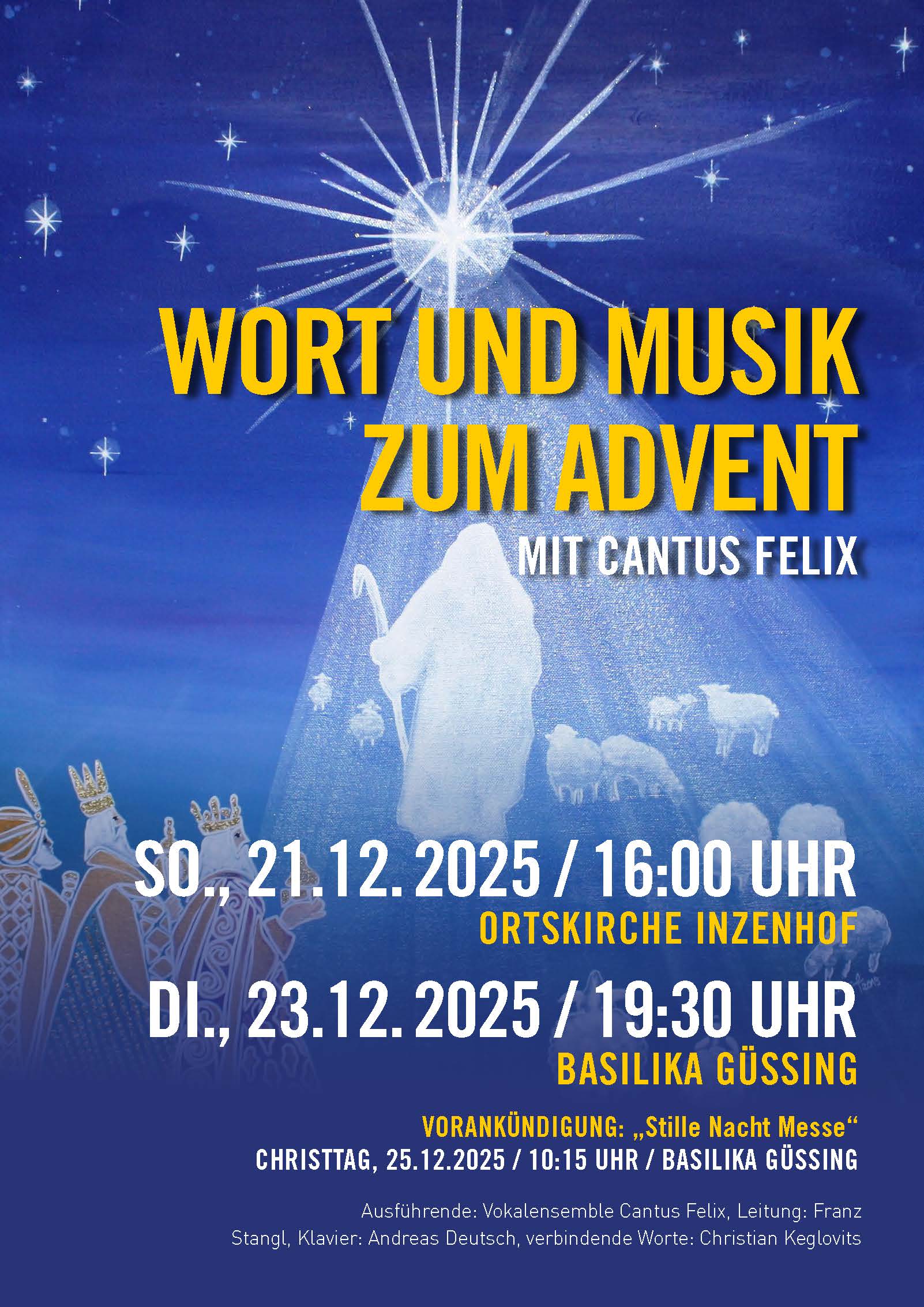 25 12 Plakat CANTUS FELIX Advent A3 AS01