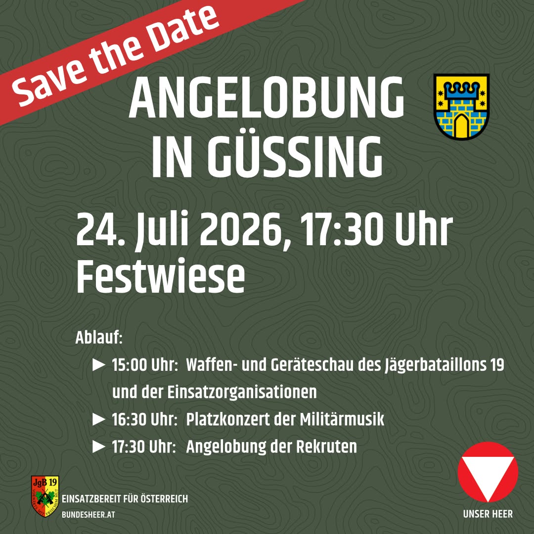 Angelobung quadratisch