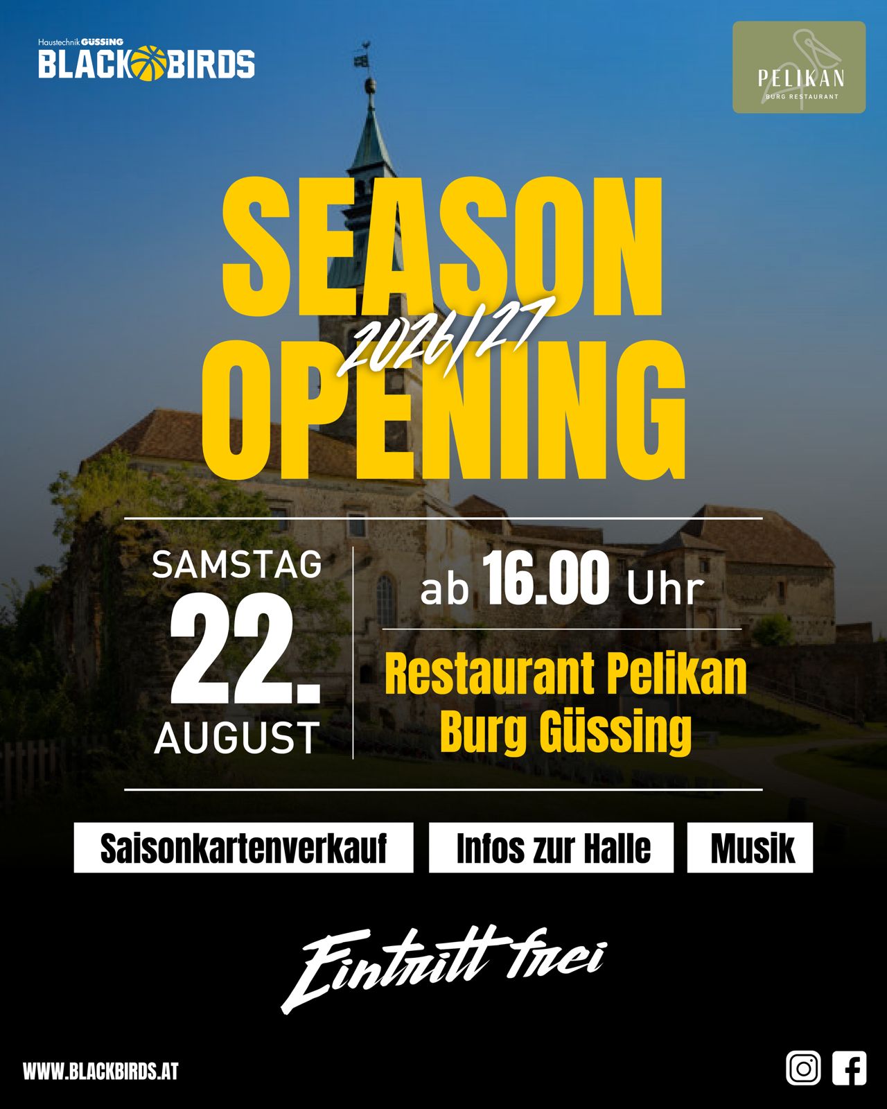 Blackbirds Season Opening