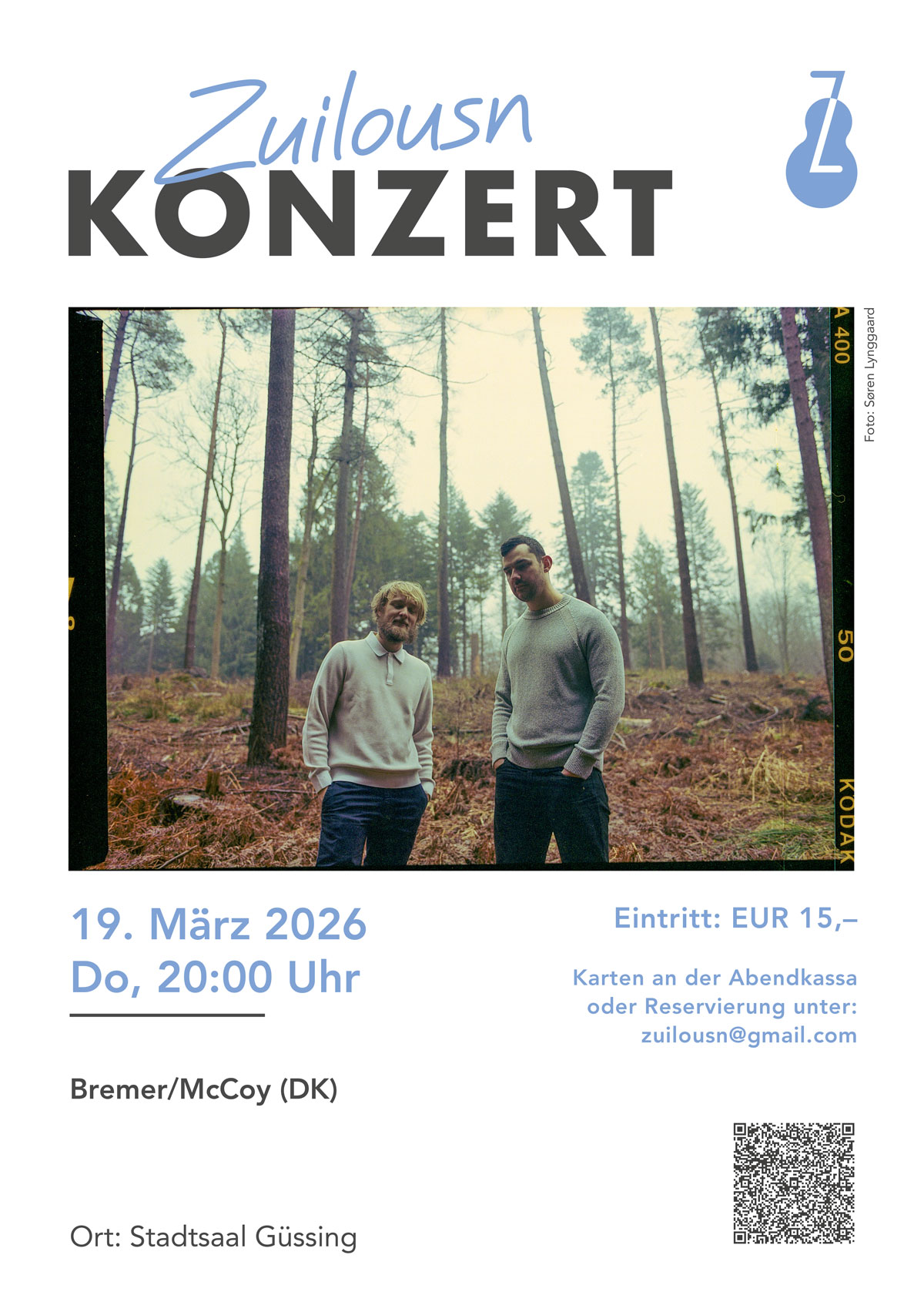 Plakat A3 RZ Jazz konzert